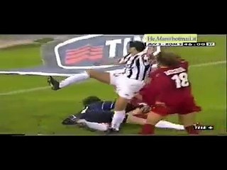 Juventus - Roma:2-2 il Goal di Montella e il boato dei tifosi Romanisti