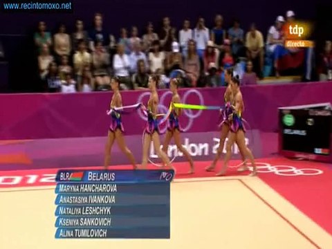 Belarus 3 Ribbons 2 Hoops Final - Olympic Games 2012