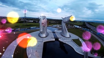 Kelpies By Andy Scott ... Helix Park Falkirk .... INNOVV C1