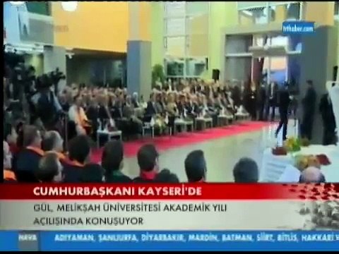 Melikşah Üniversitesi 2013-2014 Akademik Yılı Açılışı (TRT HABER CANLI)