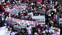 Miles de campesinas marchan en Brasilia