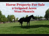 Arizona Horse Property for Sale Phoenix Irrigated 2 Acres Horse Farm Horse Properties MLS #4516024