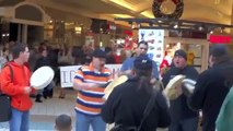 #IdleNoMore Flash Mob Round Dance at Grand Traverse Mall, Traverse City MI