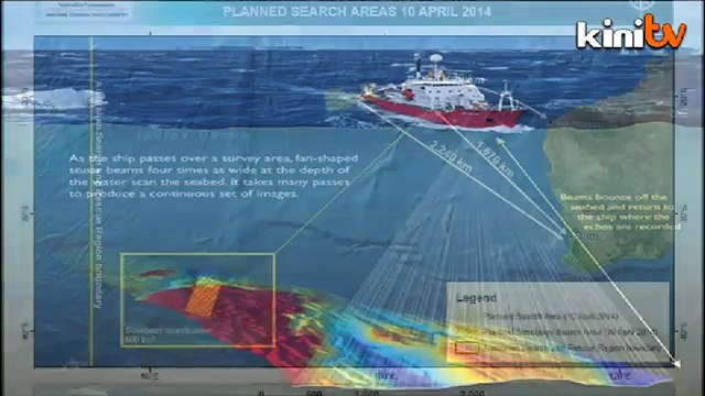 Kawasan mengesan kotak hitam MH370 dikecilkan