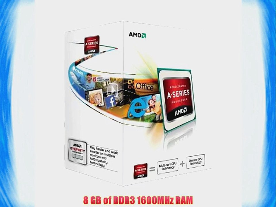 VIBOX Essentials 2 - 3.7GHz AMD Dual Core Desktop Gamer Gaming PC Computer mit WarThunder Spiel