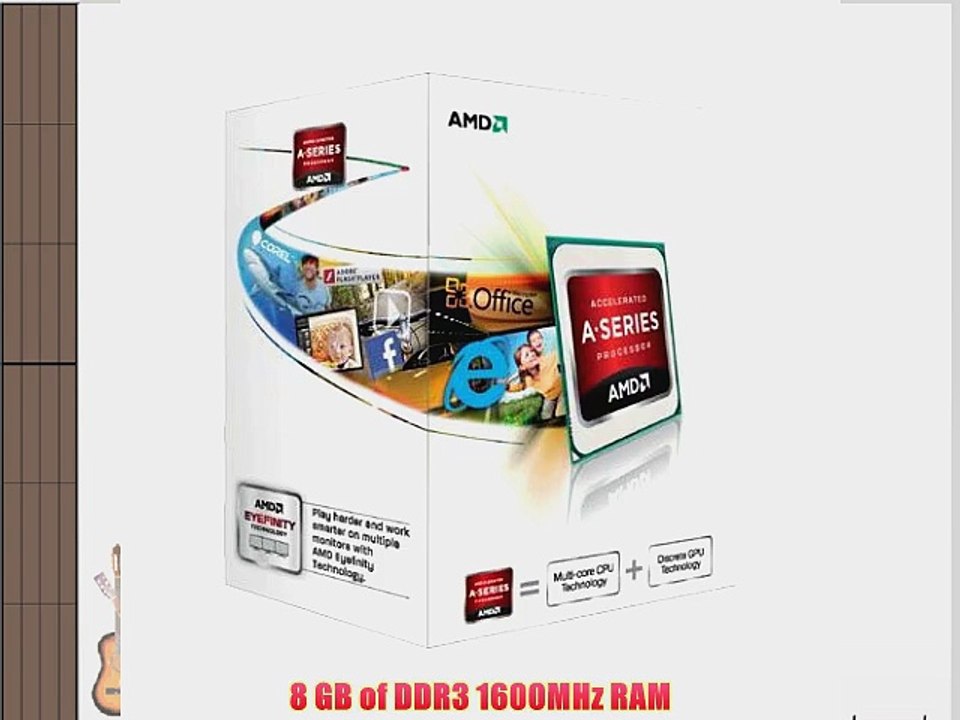 VIBOX Essentials 8 - 3.7GHz AMD Dual Core Desktop Gamer Gaming PC Computer mit WarThunder Spiel