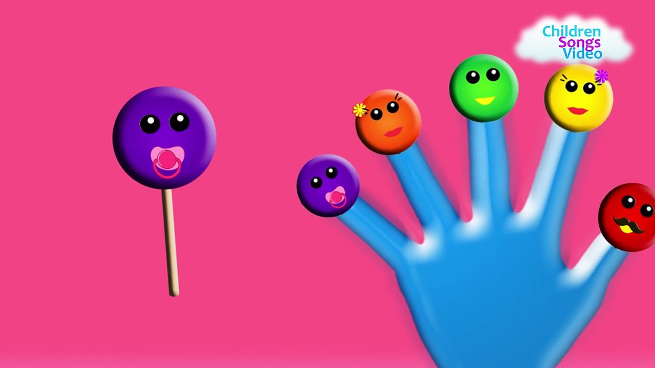 Lollipop Finger Family Nursery Rhymes