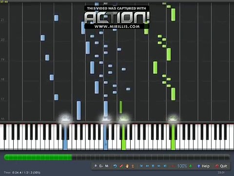 Zelda Ocarina of Time - Zelda's Lullaby [Piano Tutorial] (Synthesia)