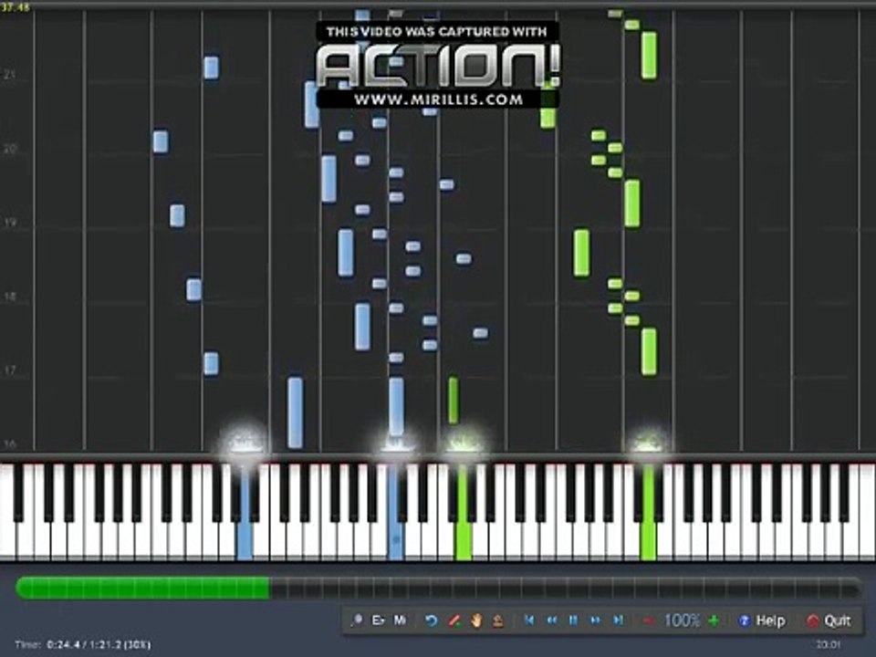 Zelda Ocarina of Time - Zelda's Lullaby [Piano Tutorial] (Synthesia)