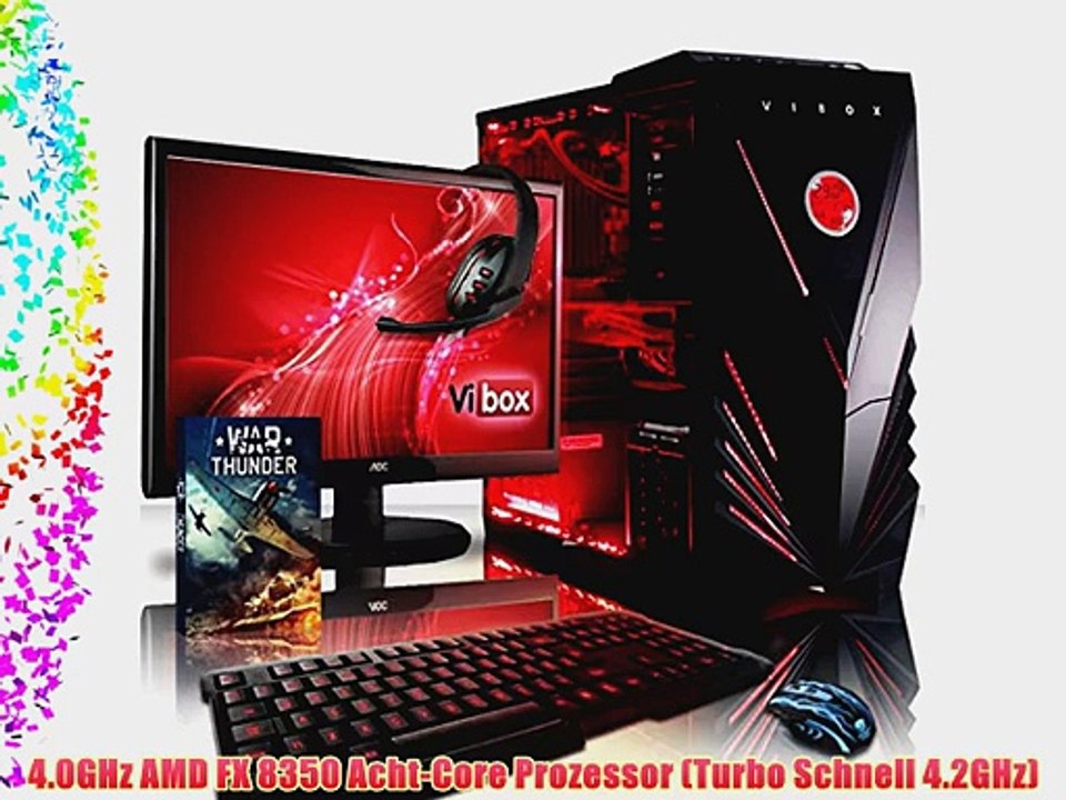 VIBOX Submission Paket 29SW - 4.2GHz Acht 8-Core GTX 960 Wasser Gek?hlt Extreme Gamer Desktop