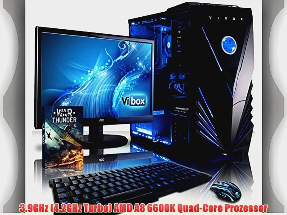 VIBOX Standard Paket 3XL - B?ro Familie Gamer Gaming PC Multimedia Desktop PC Computer mit