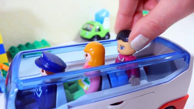 Машинки мультфильм Игрушечный автобус Развивающие мультики для детей 2