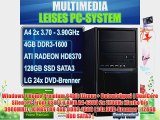 Captronic? (A4-6300-128GB SSD-4GB-HD8370D-Win7HP) Windows 7 Home Premium 64bit | DualCore Silent