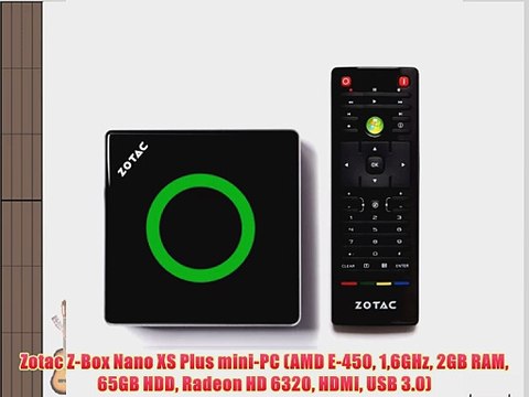 Zotac Z-Box Nano XS Plus mini-PC (AMD E-450 16GHz 2GB RAM 65GB HDD Radeon HD 6320 HDMI USB