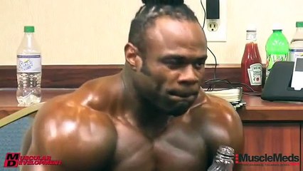 Kai Greene behind the Scenes, moments after winning the Arnold Classic 2010