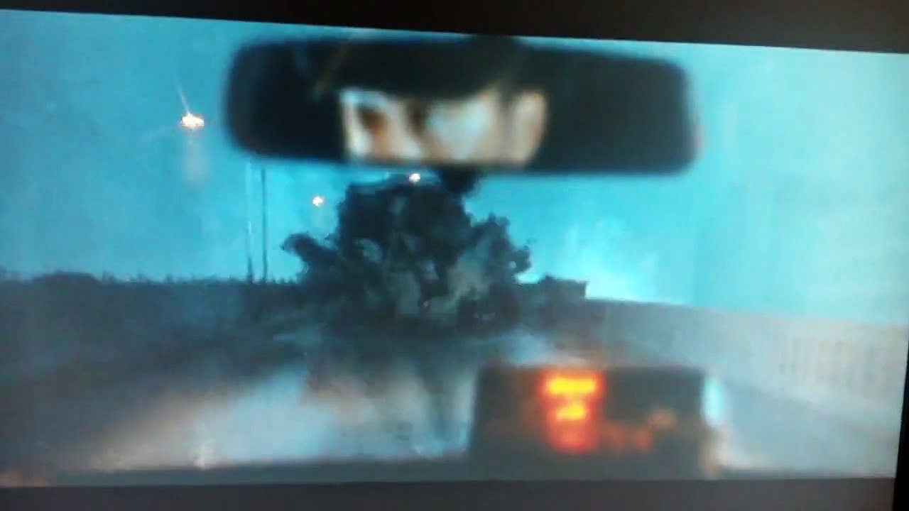 Godzilla car scene