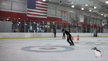Freestyle Ice Skating 2 -  How to stop on ice skates