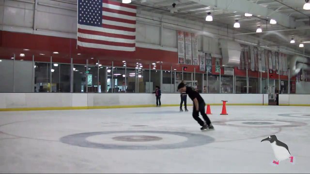 Freestyle Ice Skating 2 - How to stop on ice skates