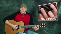 Learn songs The Beatles Let It Be acoustic guitar lesson Beginner Intermediate with chords strums