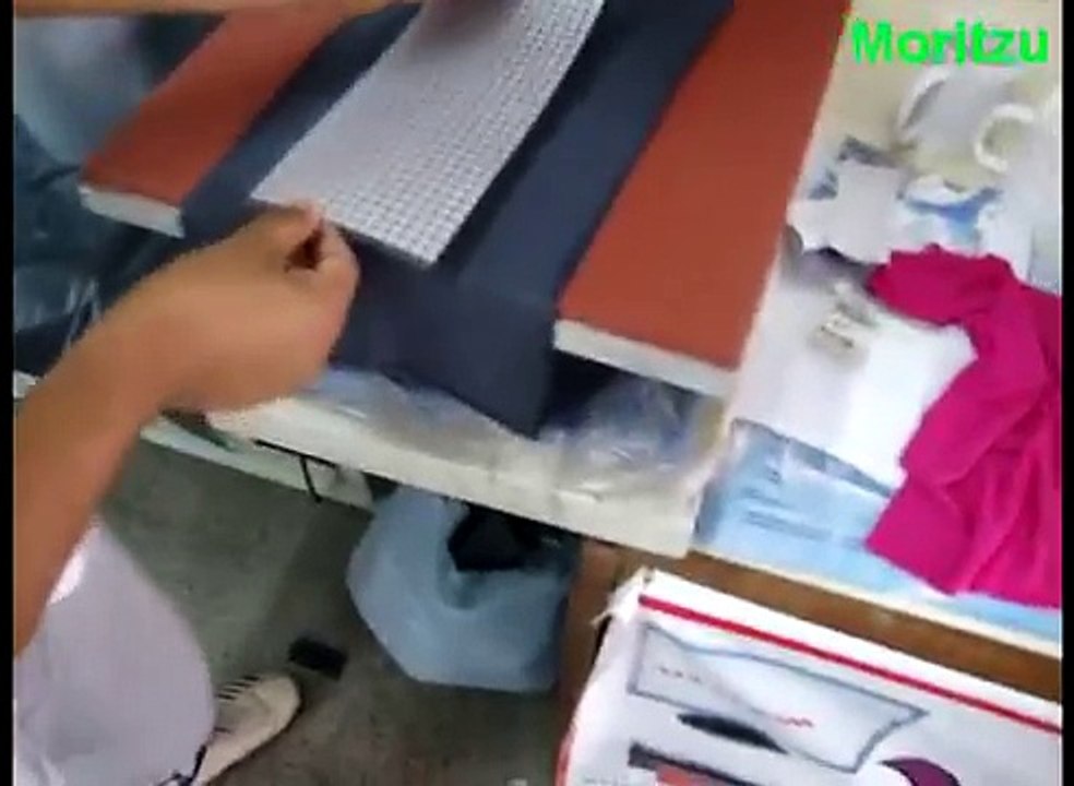 VINILO TEXTIL SUBLIMABLE CUADRICULADO MORITZU PARA ROPA