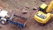 TRUCKS FOR CHILDREN - Sandy Playing With Construction Toy Trucks, Tractors Excavator JCB