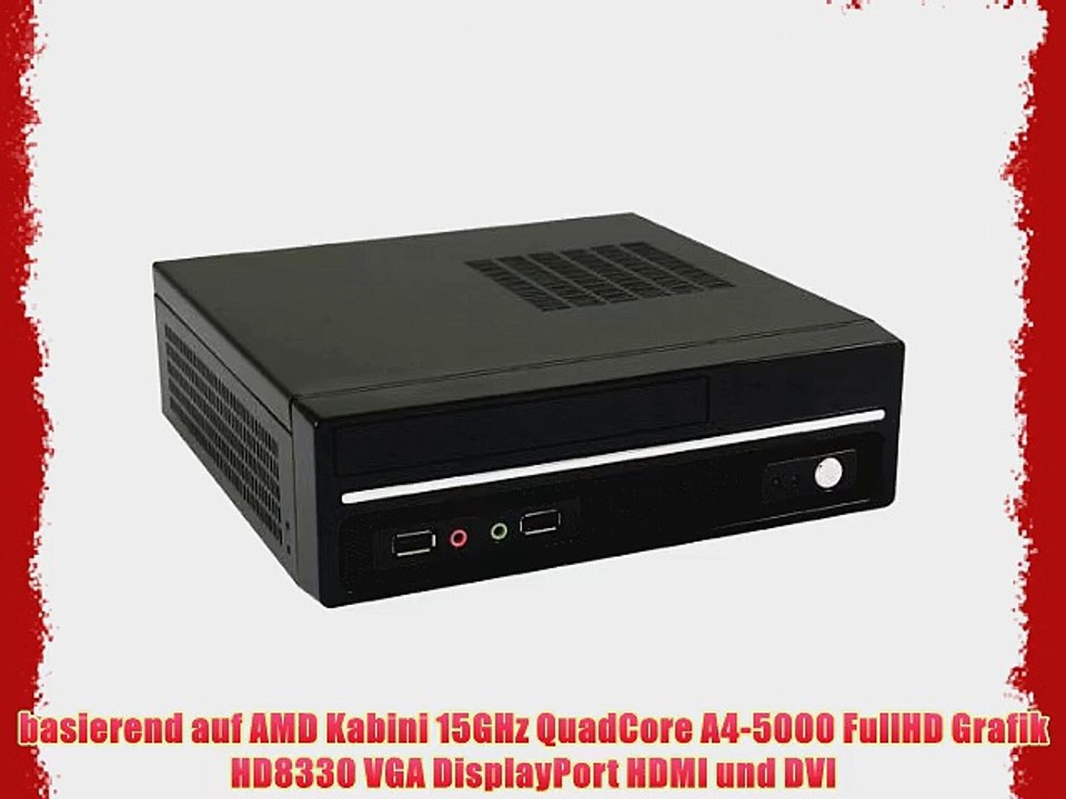 AMD A4-5000 (QuadCore) Kabini 8GB DDRIII DVD-Brenner WLAN M?2-Style (1000 GB HDD)