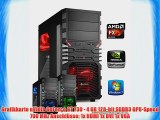 dercomputerladen Gamer PC System AMD FX-6350 6x39 GHz 8GB RAM 1000GB HDD nVidia GT730 -4GB
