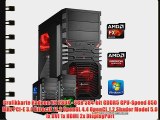 dercomputerladen Gamer PC System AMD FX-6350 6x39 GHz 8GB RAM 2000GB HDD Radeon R9 280X -3GB