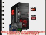 dercomputerladen Gamer PC System AMD FX-6300 6x35 GHz 8GB RAM 1000GB HDD Radeon R9 270X -2GB