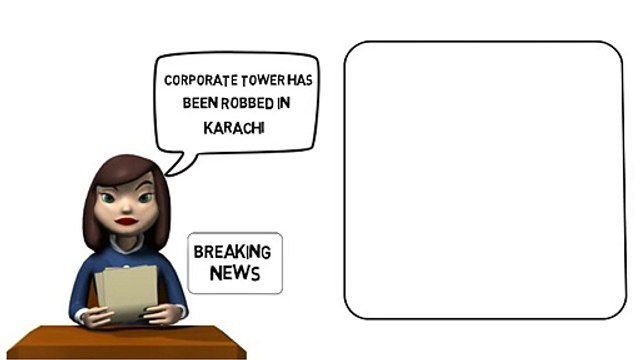 Office Robbery Animation, Lack of Security measures will cost you a lot, Security Solution Provider, HE Technology, Khi