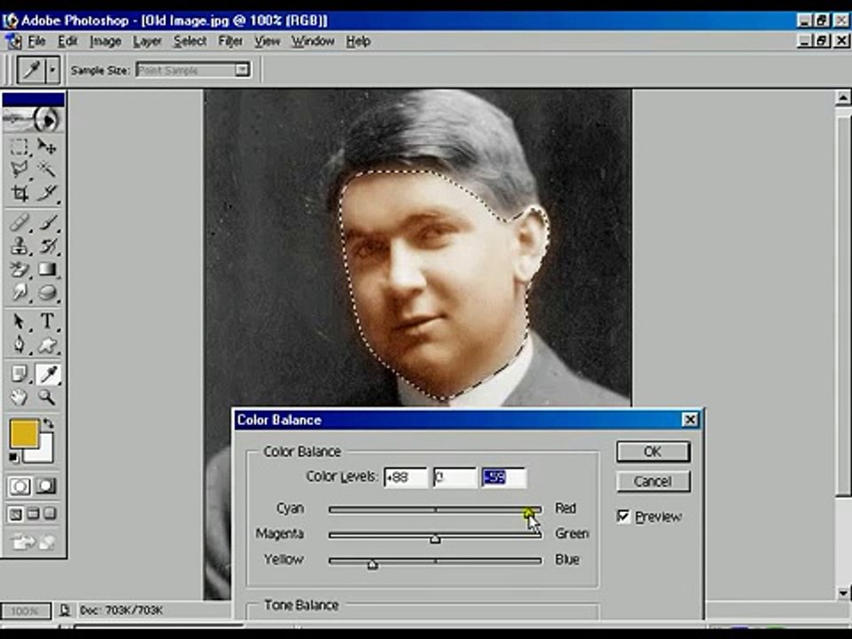 Converting Black And White photos to Color In Photoshop