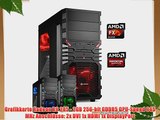 dercomputerladen Gamer PC System AMD FX-6300 6x35 GHz 8GB RAM 2000GB HDD Radeon R9 285 -2GB