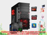 dercomputerladen Gamer PC System AMD FX-6300 6x35 GHz 8GB RAM 2000GB HDD Radeon R9 285 -2GB