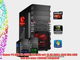 dercomputerladen Gamer PC System AMD FX-6350 6x39 GHz 16GB RAM 2000GB HDD nVidia GT730 -4GB