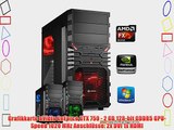 dercomputerladen Gamer PC System AMD FX-6350 6x39 GHz 16GB RAM 500GB HDD nVidia GTX750 -2GB