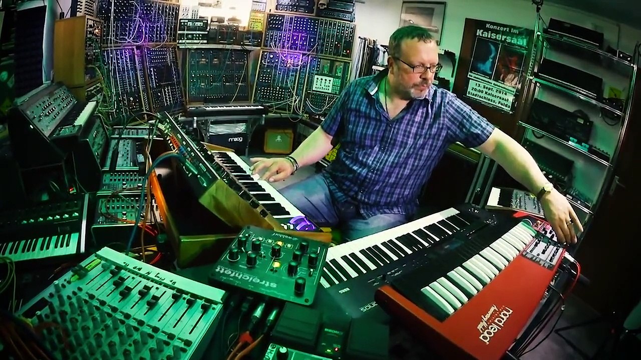 Modern Berlin School Synthesizer Setup for Live Electronica Music Performances