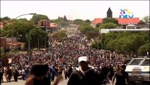 South Africans protest over housing
