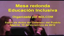 SOLCOM - Miguel Ángel González Castañón - Mesa redonda sobre educación inclusiva