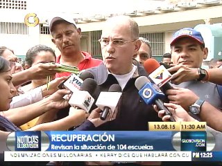 Plan de Recuperación Integral de Escuelas arrancó este jueves en Caracas