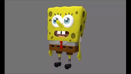 A 3D SpongeBob Blender Animation