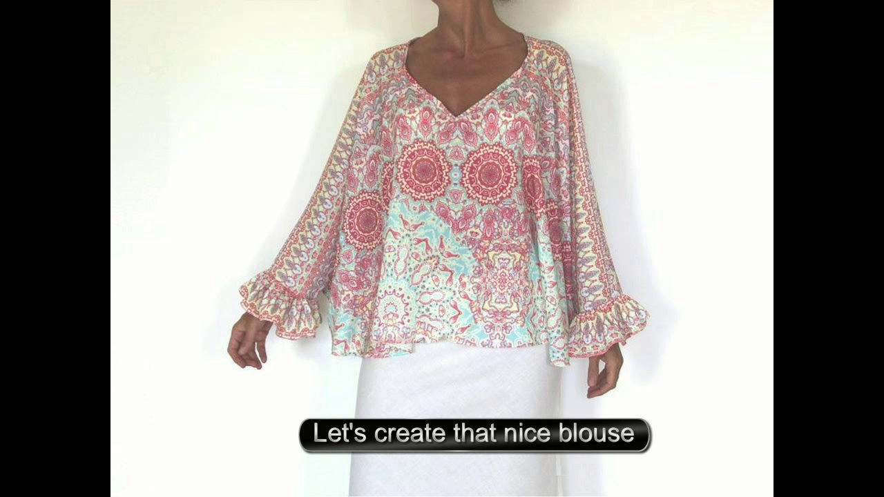 cours de couture - coudre une blouse pour femme - tuto de couture