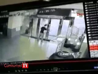 Çin'deki patlama anı güvenlik kamerasında