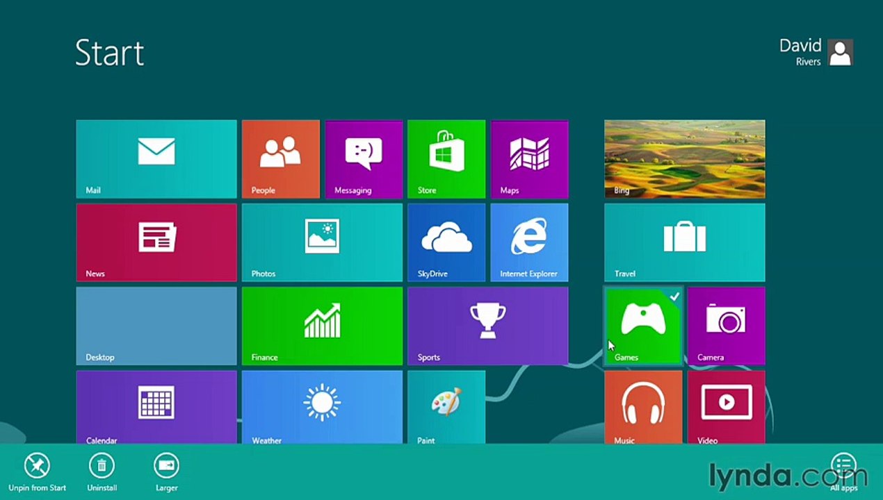 Windows 8 personalize