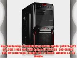 High-End Gaming-PC AGANDO fuego 8327x8 invader | AMD FX-8320 8x 3.5GHz | 16GB RAM | AMD Radeon