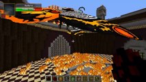 MOTHRA VS BATTRA & RODAN - Minecraft Mob Battles - Minecraft Mods