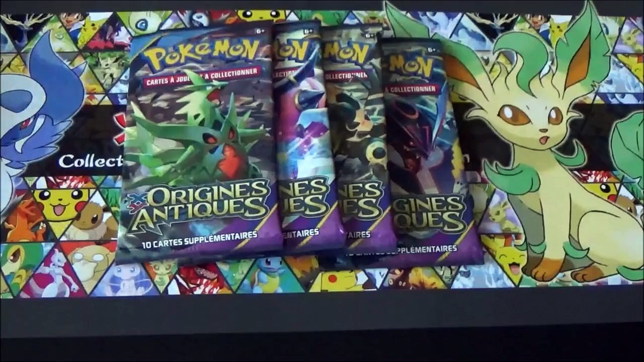 Ouverture 4 boosters Pokémon XY Origines Antiques : Enfin la nouvelle extension !