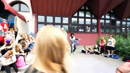 Les Twins street dance in Poland 2013