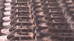 Explosions en Chine : un entrepôt de voitures dévasté par les flammes
