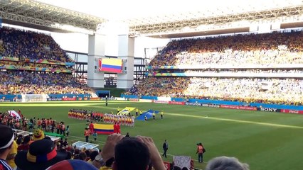 2014 FIFA World Cup Japan vs Colombia National Anthem