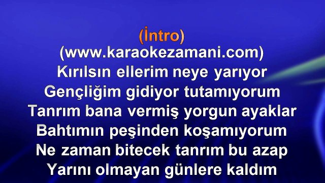 Gülden Karaböcek - Kırılsın Ellerim - 1978 TÜRKÇE KARAOKE